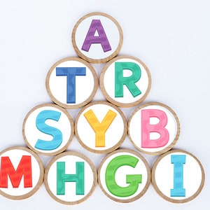 Aimants alphabet majuscules / Aimants de réfrigérateur / Aimants éducatifs / Cadeaux pour enfants / Cadeaux d’enseignant / Aimants pour animaux / Aimants scolaires
