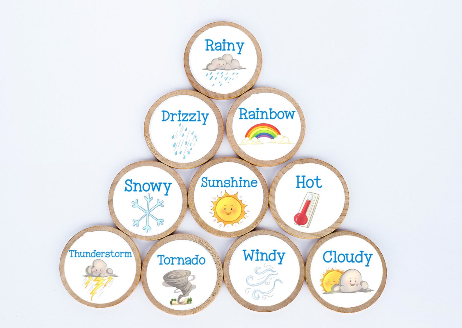 Weather Magnets: Classroom & Calendar Set of 10 - Etsy