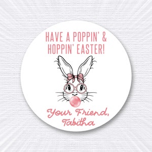 Personalized Easter Stickers Or Labels / Easter Bunny Stickers/ Easter Favor Labels/Labels /Party Favors /Custom Stickers/Stickers/ Tags image 9