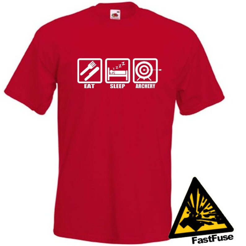 Eat Sleep Archery T-Shirt Joke Funny Tshirt Tee Shirt Gift | Etsy