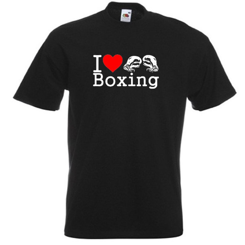 I Love Boxing TShirt Joke Funny Tshirt Tee Shirt Boxer Etsy