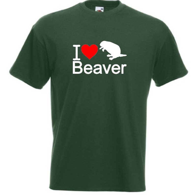 i love beaver t shirt