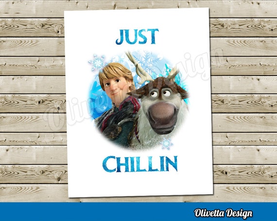 Disney Frozen Kristoff Image DIY Printable Iron On Transfer - Instant Download Il_570xn