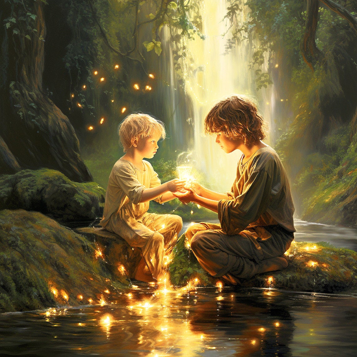 Children & the Golden Thread of Heaven: Series One - Etsy