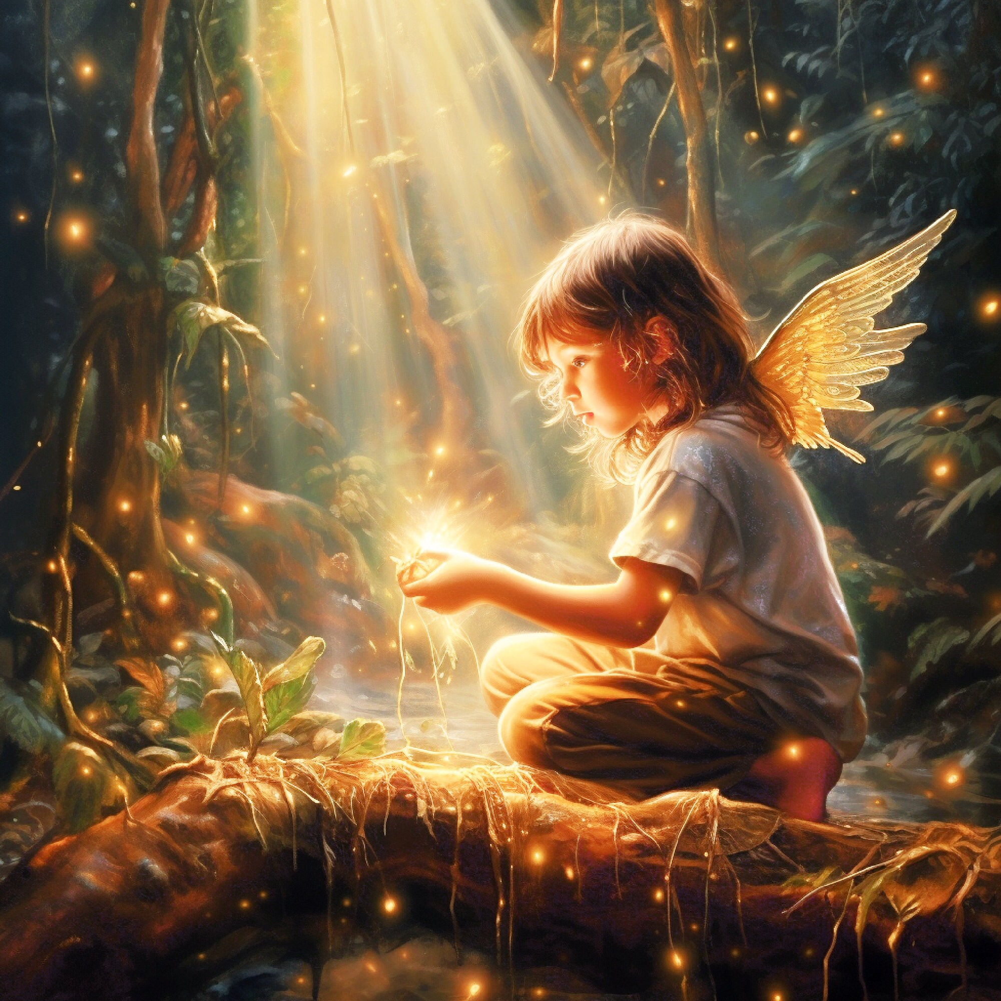 Children & the Golden Thread of Heaven: Series One - Etsy