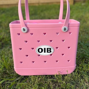 Strand oder Stadt Initialen Tasche Charm, Wasserabweisend Bogg Tasche Accessoires
