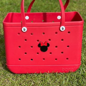 Minnie Maus Taschenanhänger, Wasserdicht Bogg Bag Accessoires, Pool Tasche, Strandtasche