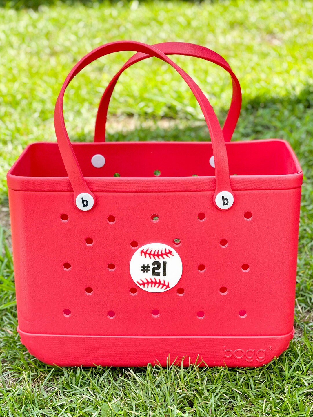 Baseball / Softball Bag Charm, Water Resistant Bogg Bag Accessories ...