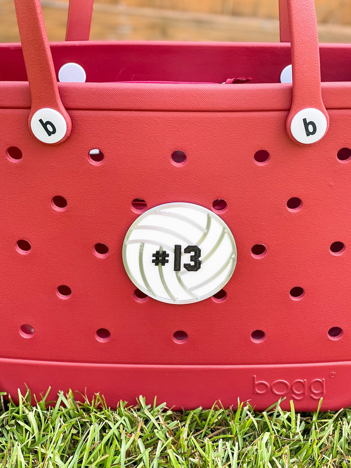 Volleyball Bag Charm Water Resistant Bogg Bag Accessories Etsy