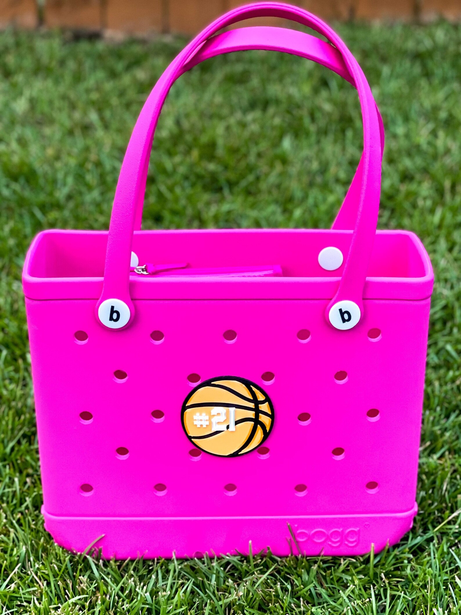 Basketball Bag Charm Water Resistant Bogg Bag Accessories Etsy
