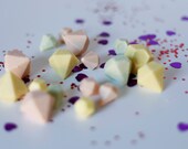 Pastel Coloured White Chocolate Diamonds/Gems