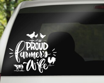 Thatlilcabin Farmer/'s Wife AS574 8 Farming Decal