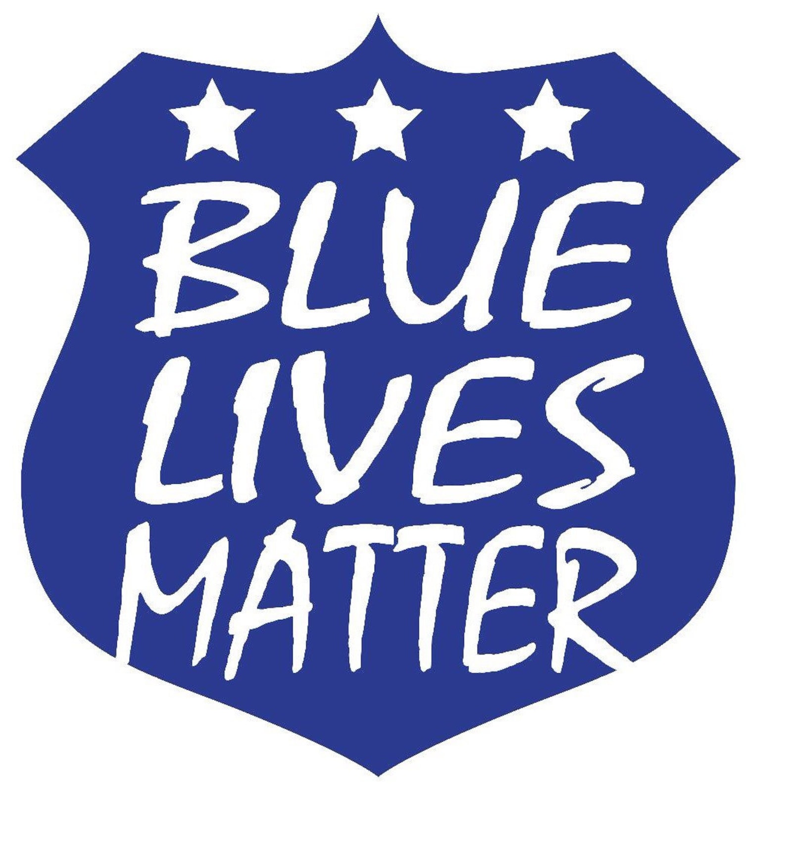Blue Lives Matter Decal Etsy