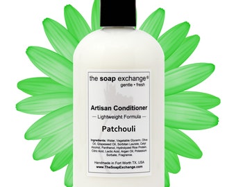 Patchouli Natural Conditioner, Hair Care, Artisan Handmade, Sulfate Free, Paraben Free, The Soap Exchange