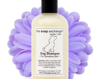 Natural Dog Shampoo, Dog Wash, Dog Grooming, Pet Bath, Puppy Soap, Natural Soap for Dogs, Sulfate Free, Paraben Free, The Soap Exchange