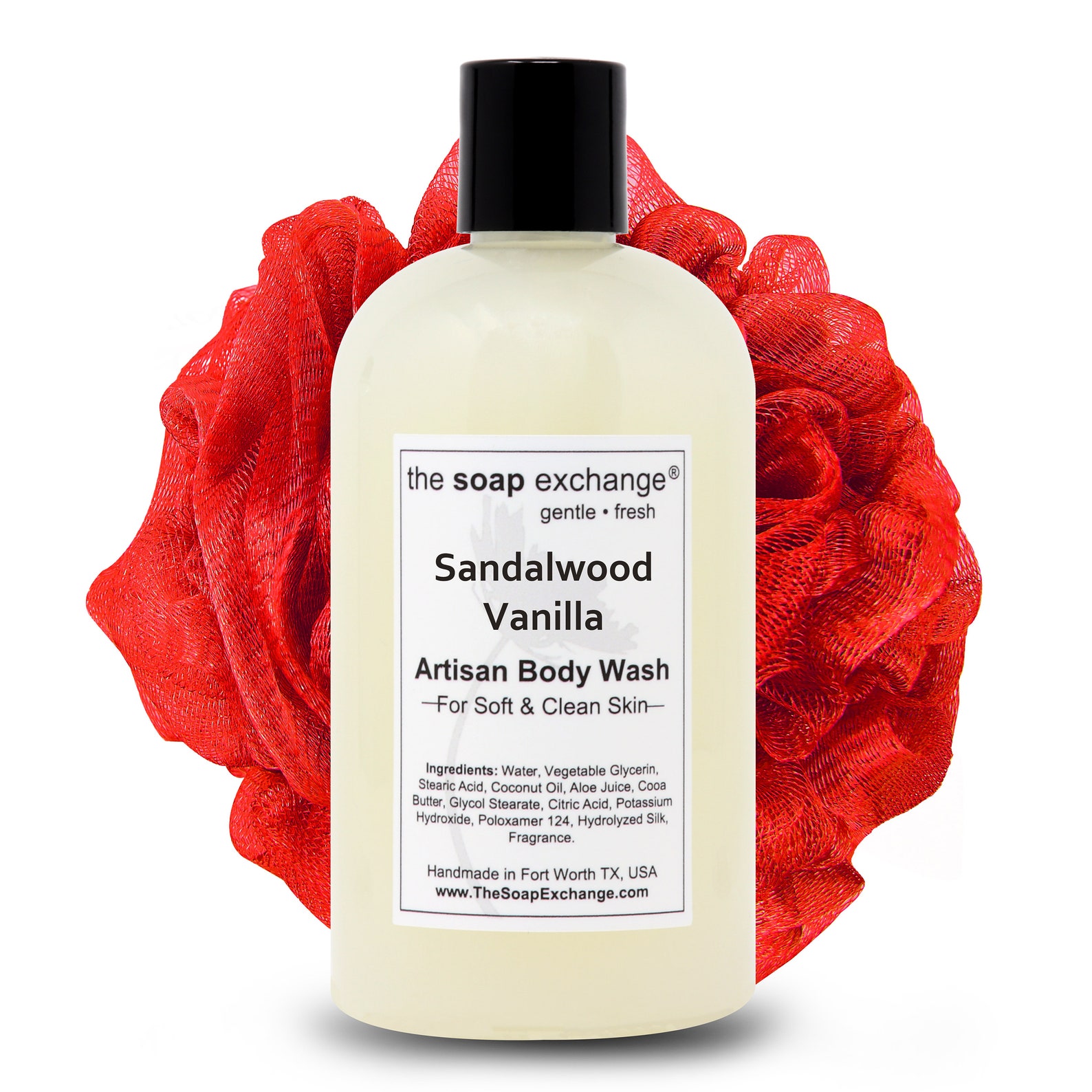 Sandalwood Vanilla Body Wash Liquid Soap Shower Gel Hand Etsy