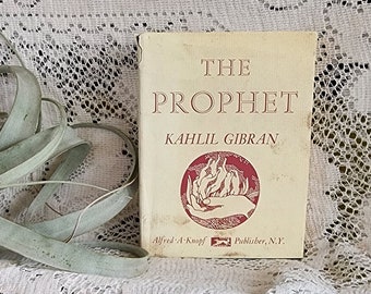 The Prophet book by Kahlil Gibran, Pocket Edition, Love poems, Poetry book, Little collectible book