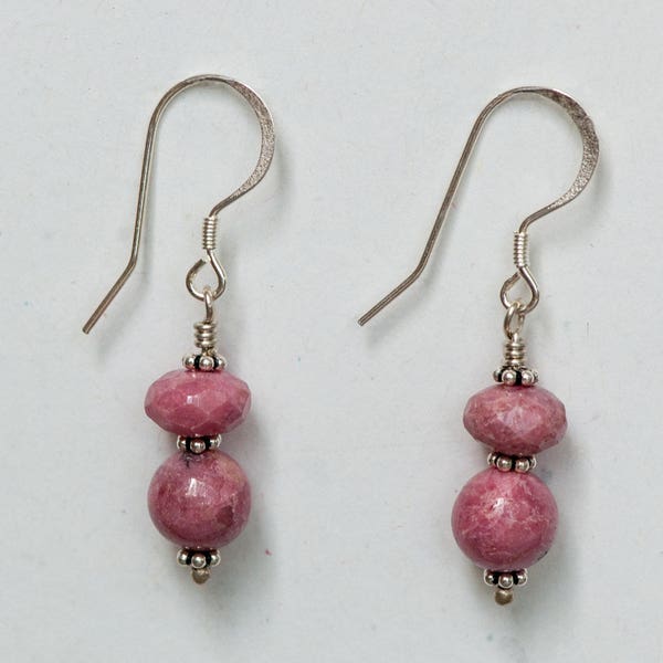 Rhodonite Earrings