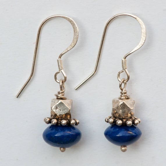 Lapis Star Earrings main image 0