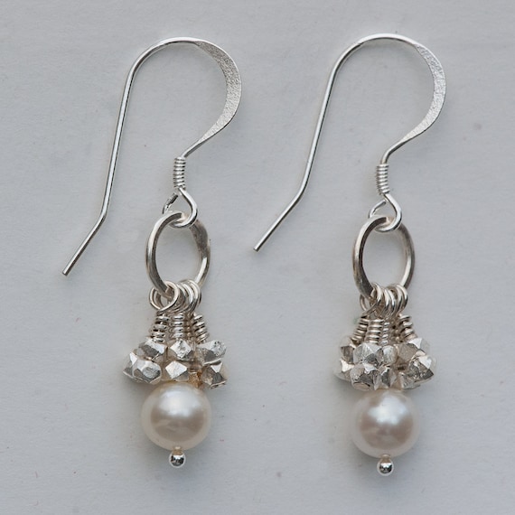 Freshwater Pearl Earrings | Etsy