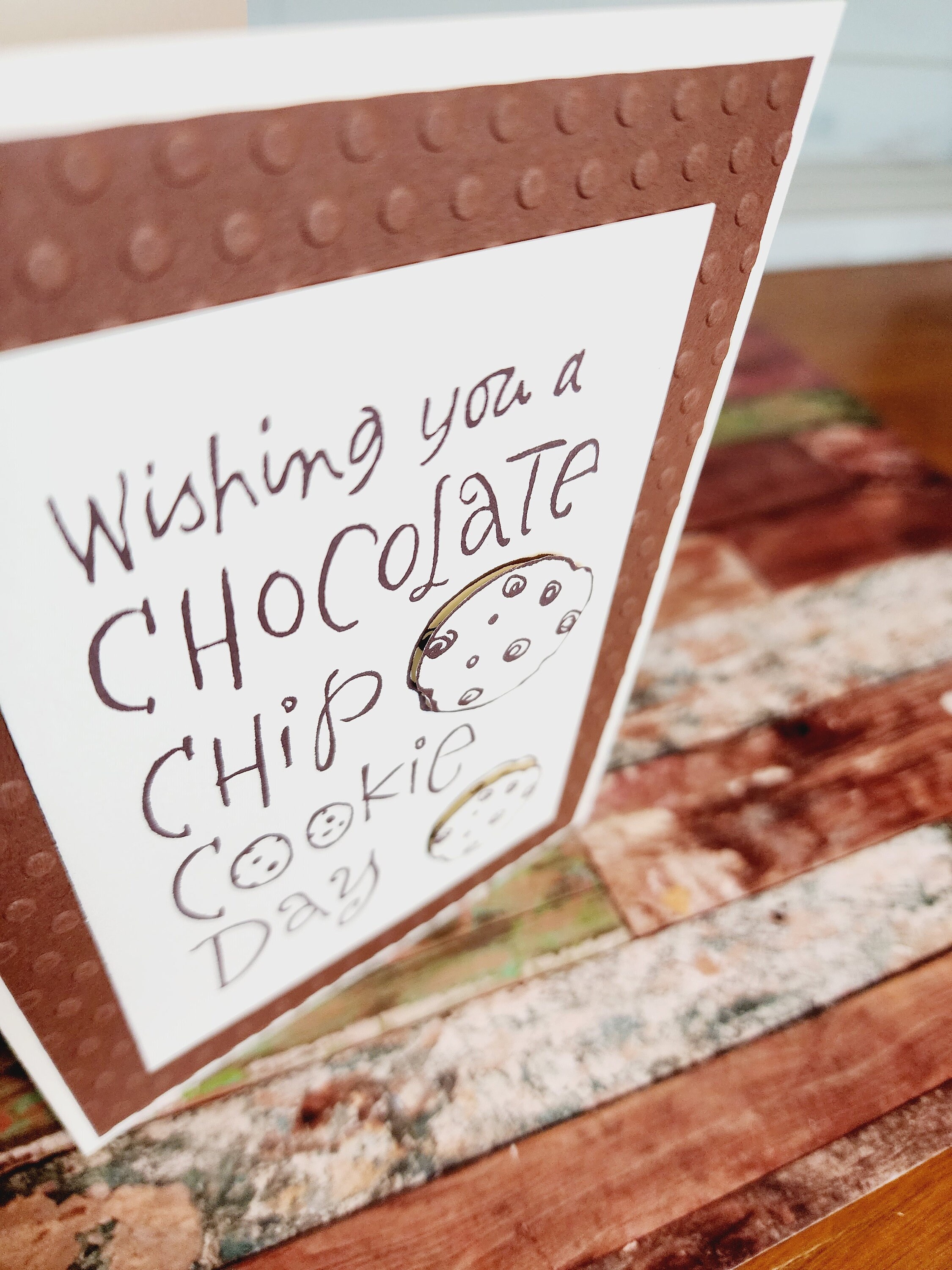 Wishing You a Chocolate Chip Cookie Day! A Card Can Be Used for Almost ...