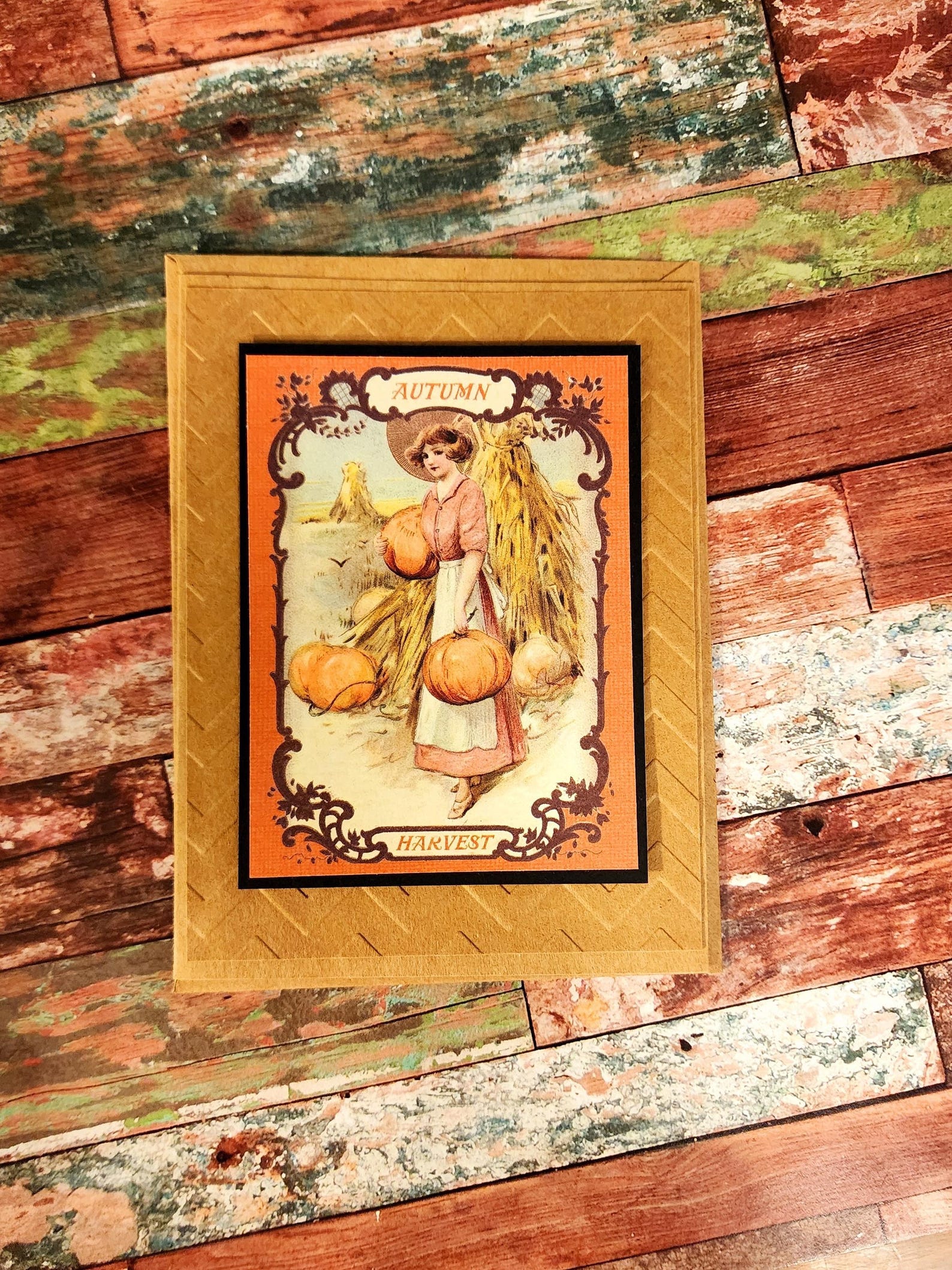 Set of 10 Vintage Fall and Autumn Note Cards. - Etsy