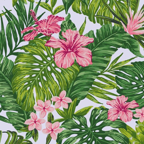 Cotton Fabric Palm Trees Fabric by the Yard 44 Wide Cozy Etsy UK