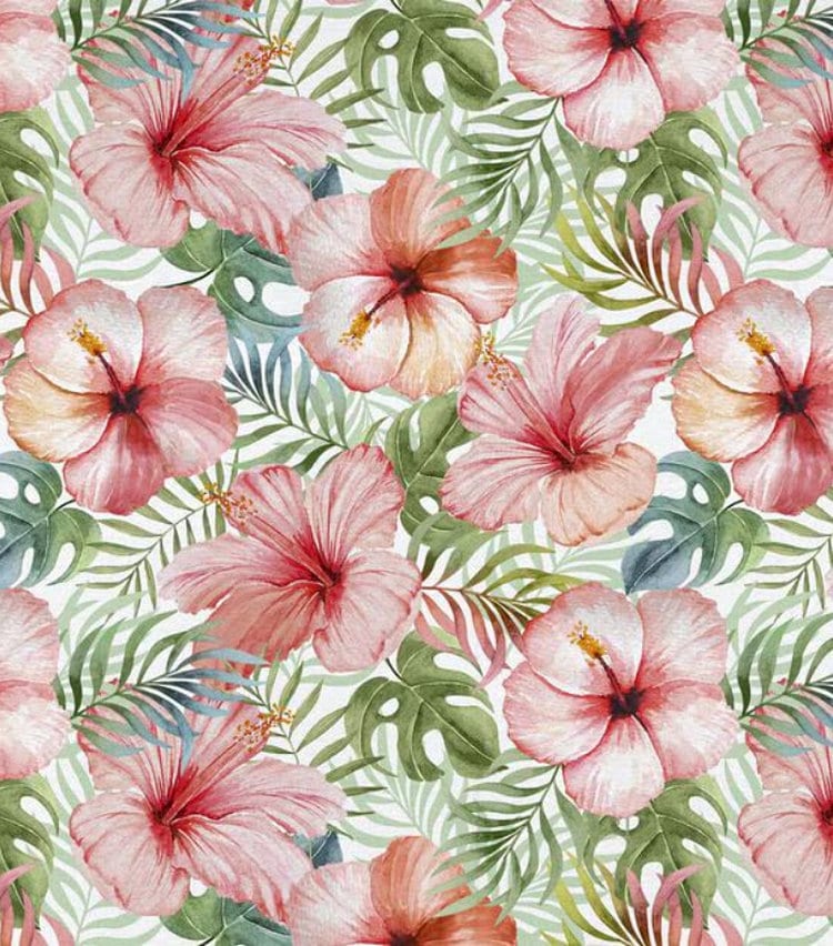 Pink Hawaii Fabric - Etsy
