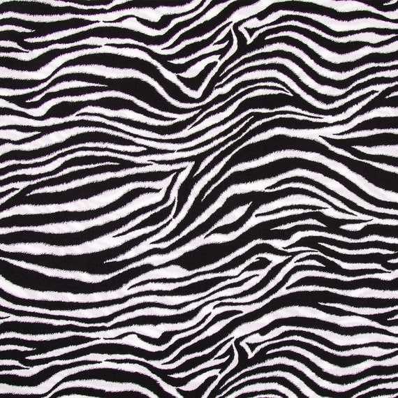 Zebra Print Fabric Africa Safari Exotic Animals Zoo | Etsy