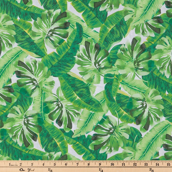 Palm Tree Leaves Fabric: Beach, Seashore, Caribbean, Florida, Hawaii ...