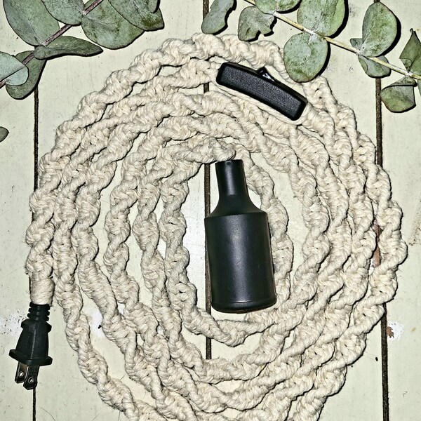 Light socket with cord etsy