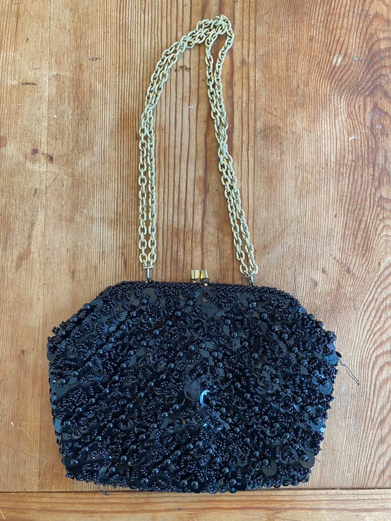 Vintage Purse / Date Night / Evening Beaded Purses - image 2