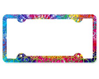 I Heart My Grandkids License Plate Frame Tag Holder