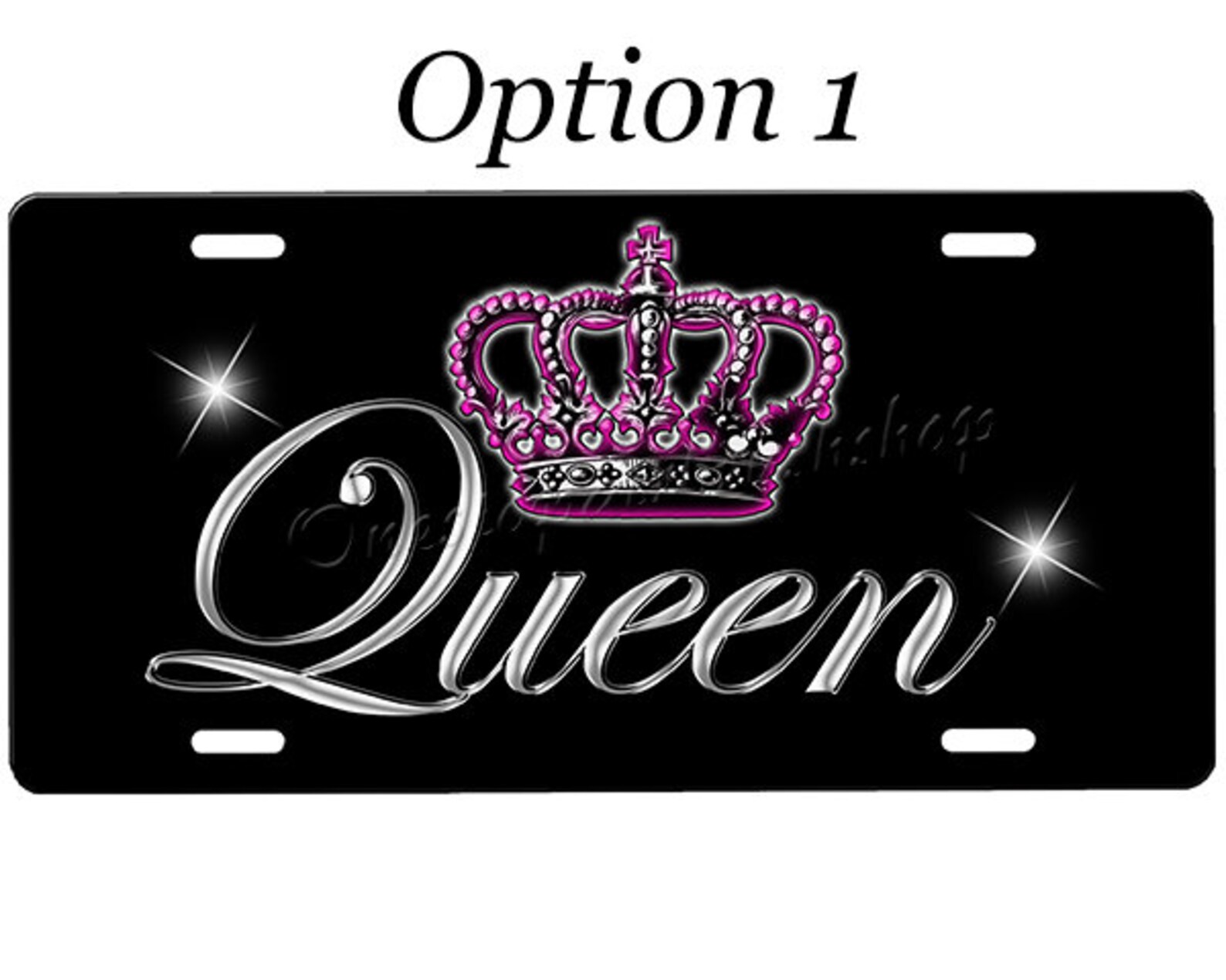 Queen License Plate Etsy