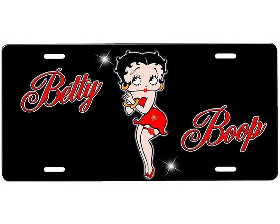 Betty boop license plate frame deals