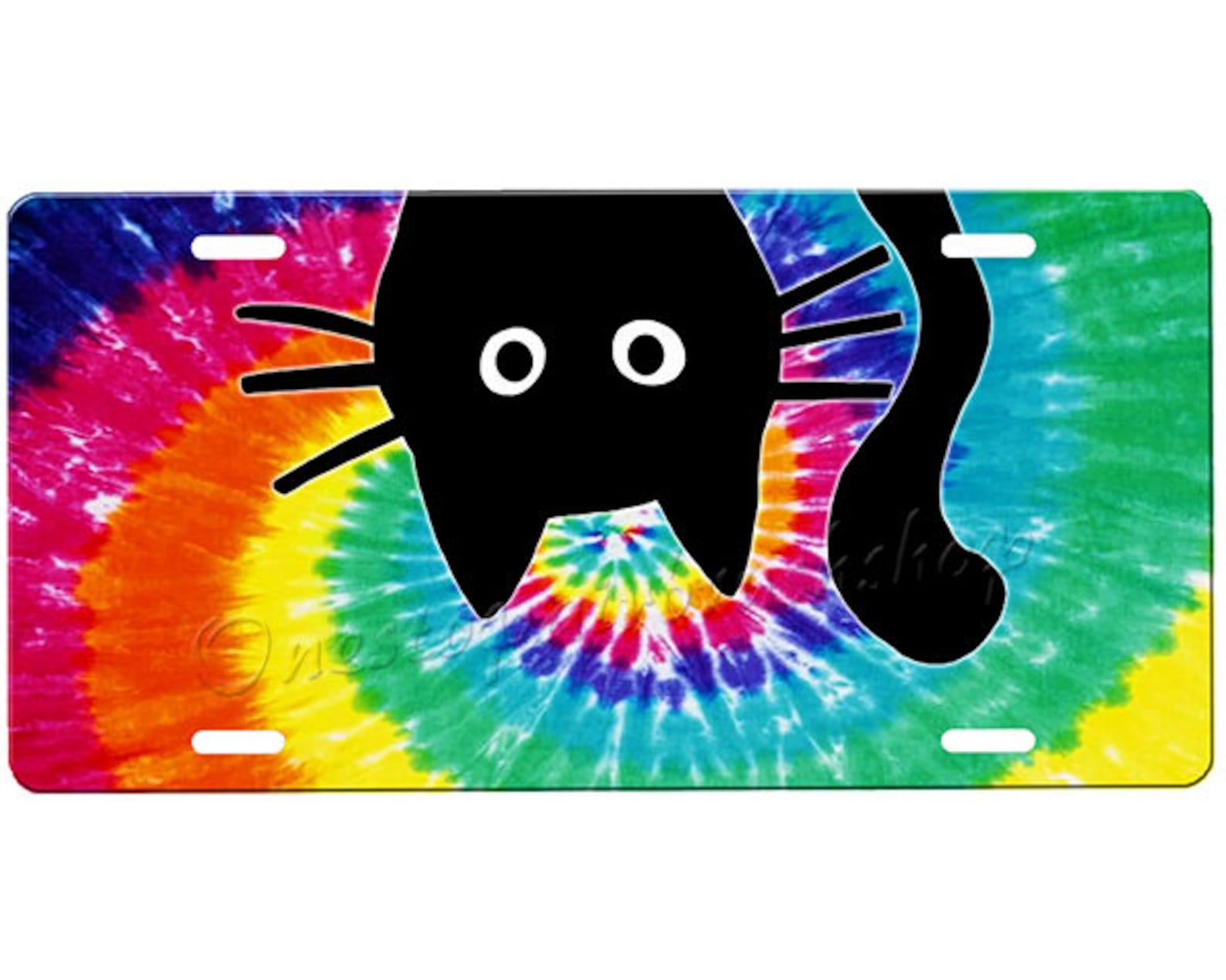 Cat License Plate Etsy