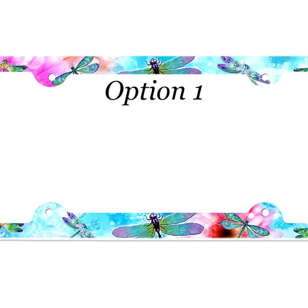 Dragonflies License Plate Frame