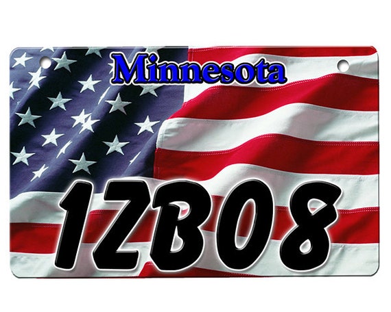 onestopairbrushshop ATV License Plate