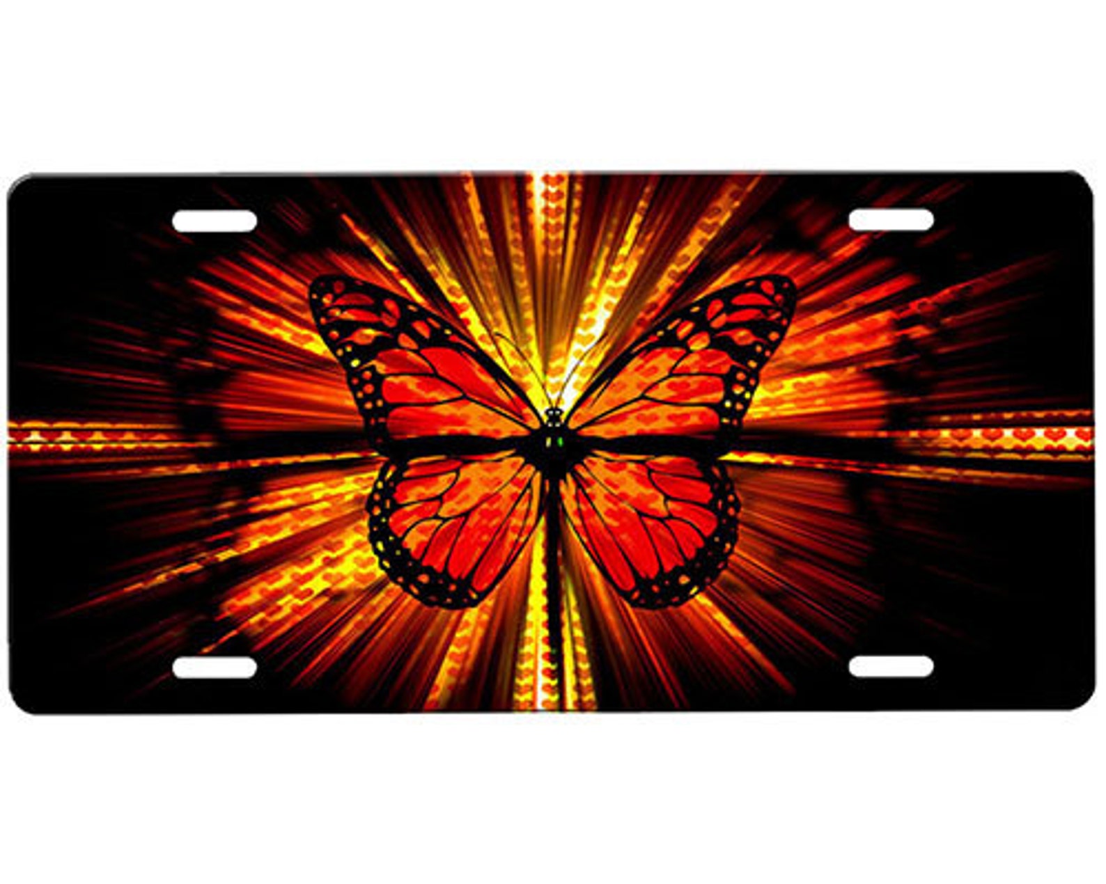 Butterfly License Plate Etsy