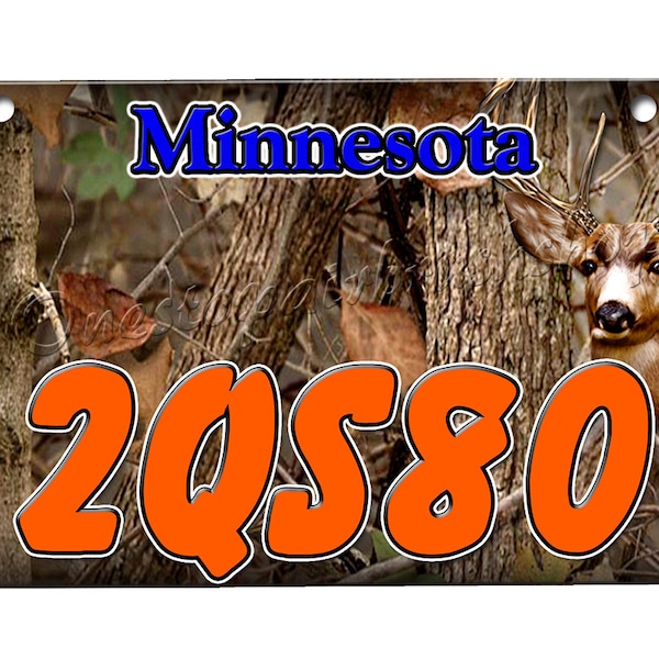 Atv License Plate Etsy