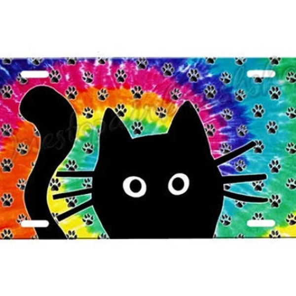 Cat Front License Plate Etsy