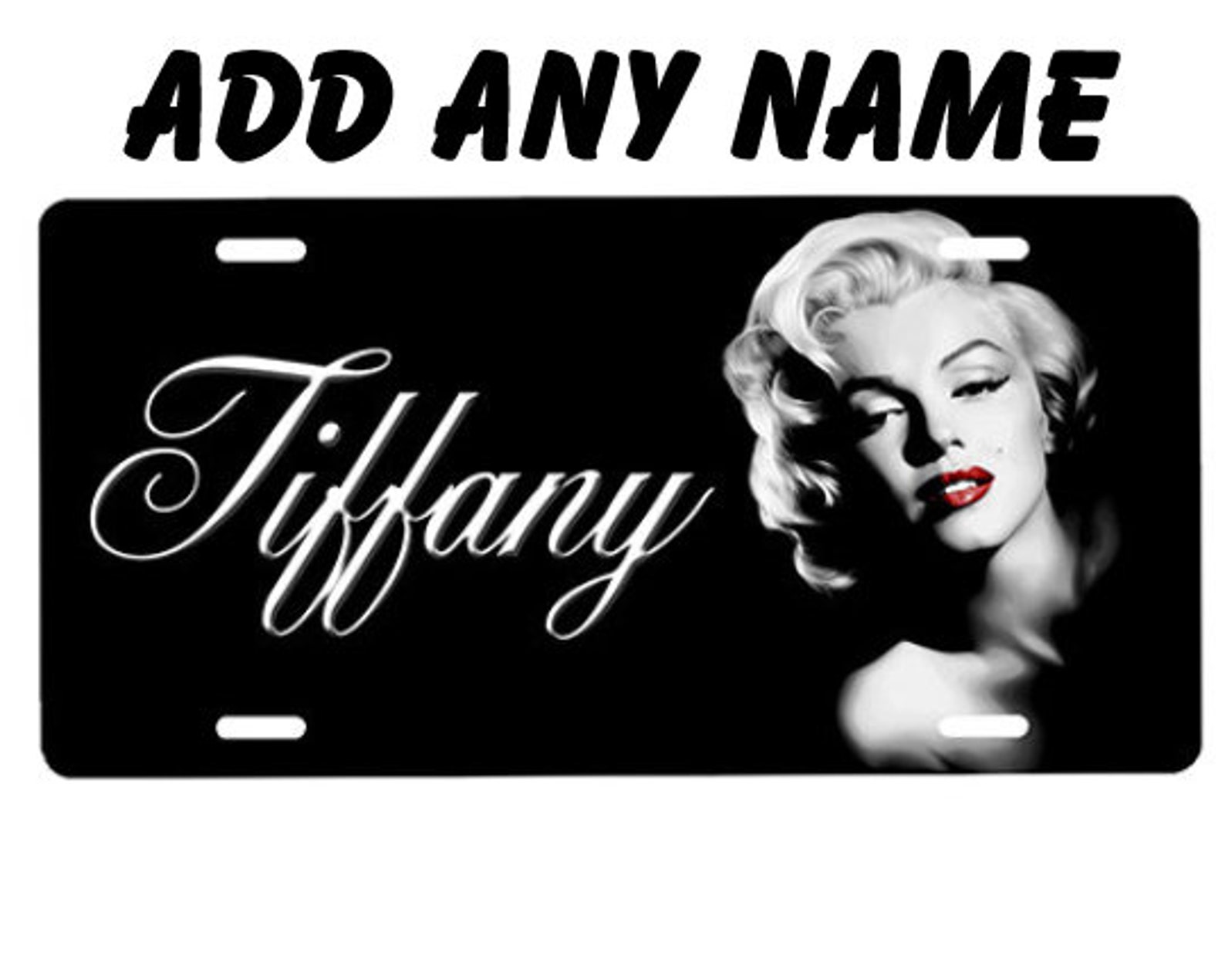 Marilyn Monroe License Plate Etsy