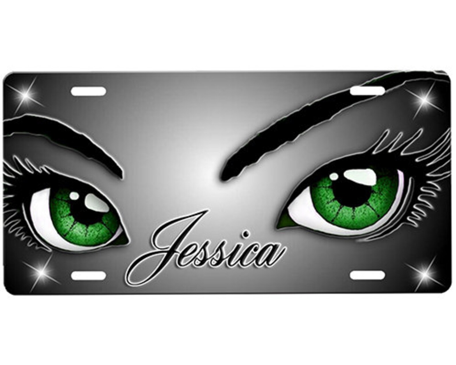 Eyes License Plate Etsy