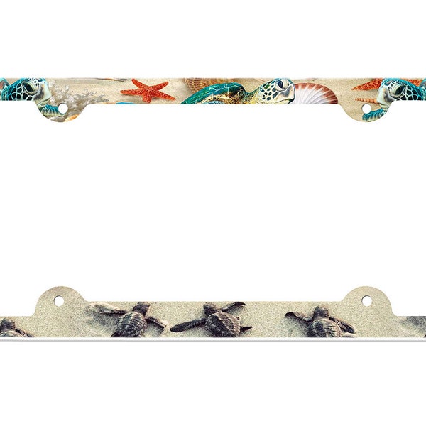 Sea Turtle License Plate Frames Etsy