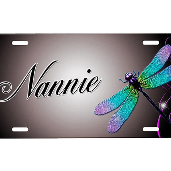 Dragonfly License Plate