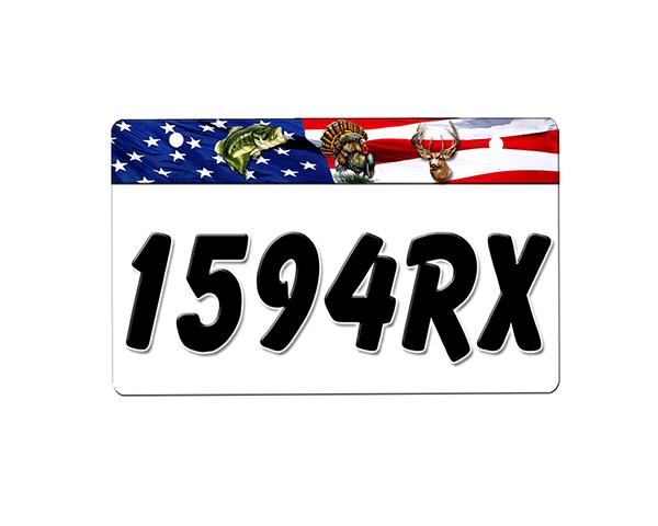 Wisconsin Custom Plate Racing Wisconsin UTV/ATV Personalized License Plate With Custom Background ...