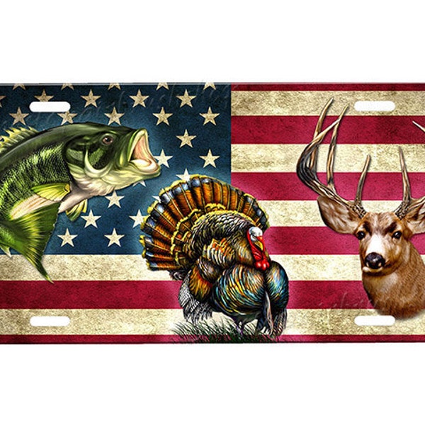 Hunting Personalized License Plate Etsy