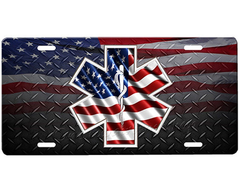 EMS License Plate Etsy