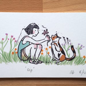 Illustrazione "Cip" stampa A5