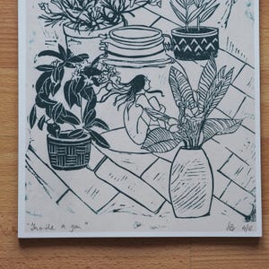 Illustrazione "Inside a jar" stampa A4